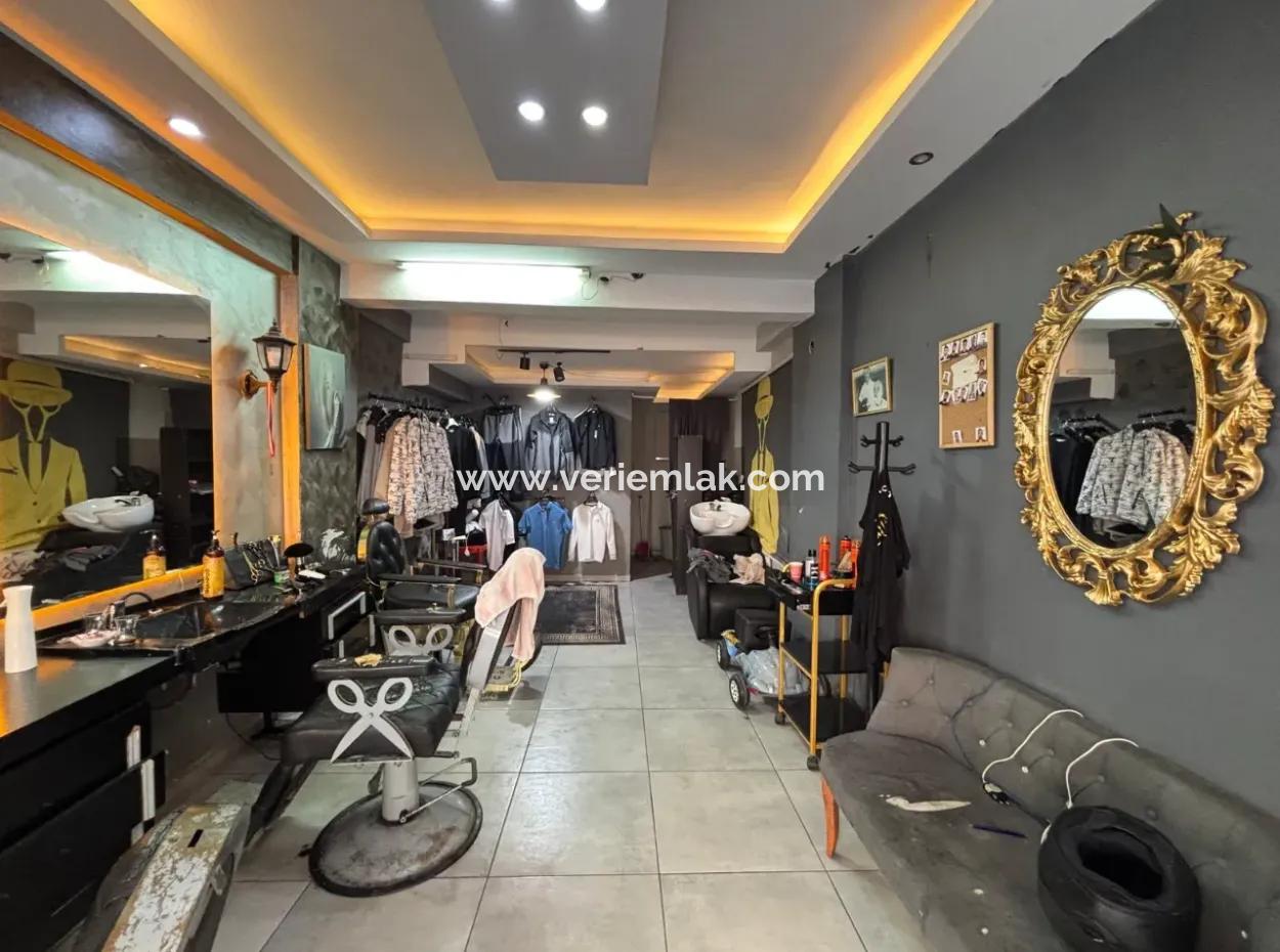 Alsancak Kahramanlar Akıncılar Caddesi Üzerinde 35M2 Wc Li Otomatik Kepenkli Kiralık Dükkan