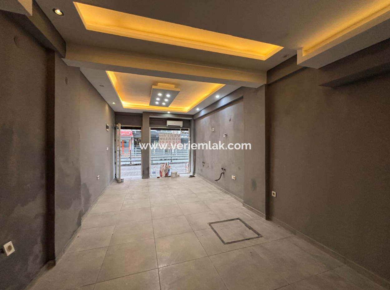 Alsancak Kahramanlar Akıncılar Caddesi Üzerinde 35M2 Wc Li Otomatik Kepenkli Kiralık Dükkan
