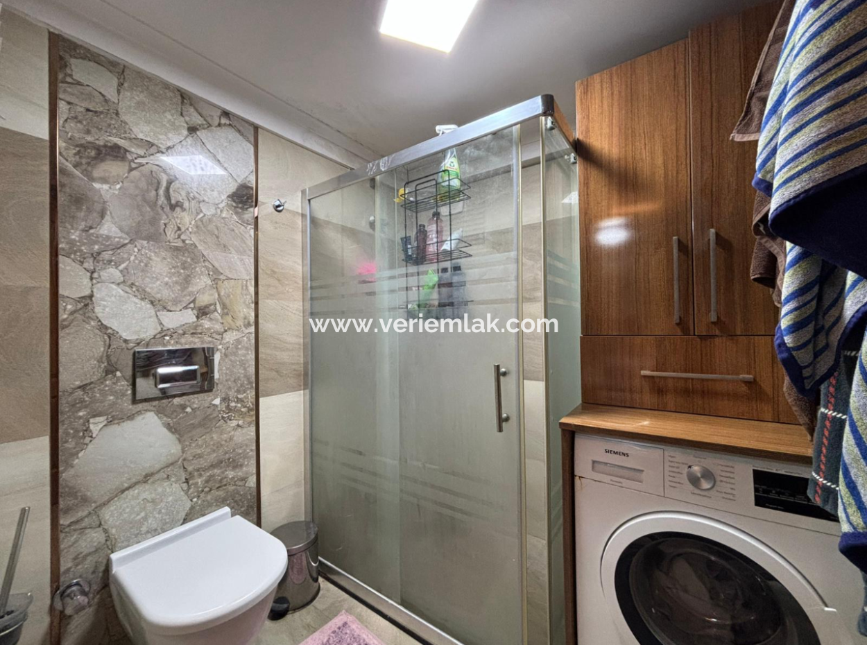 Alsancak Fuar Cepheli Kombili Bakımlı 2+1 Eşyalı Kiralık Daire!