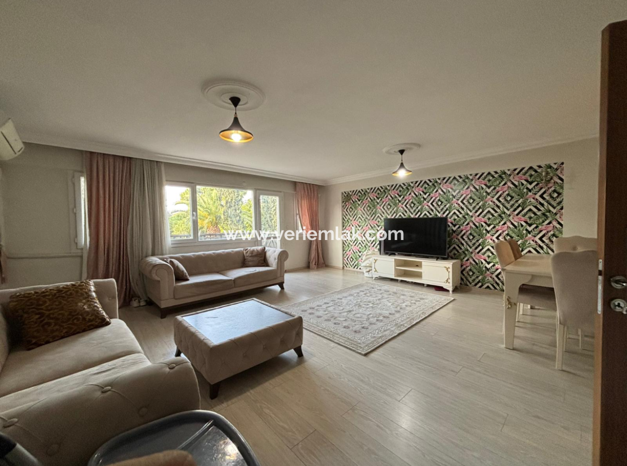 Alsancak Fuar Cepheli Kombili Bakımlı 2+1 Eşyalı Kiralık Daire!