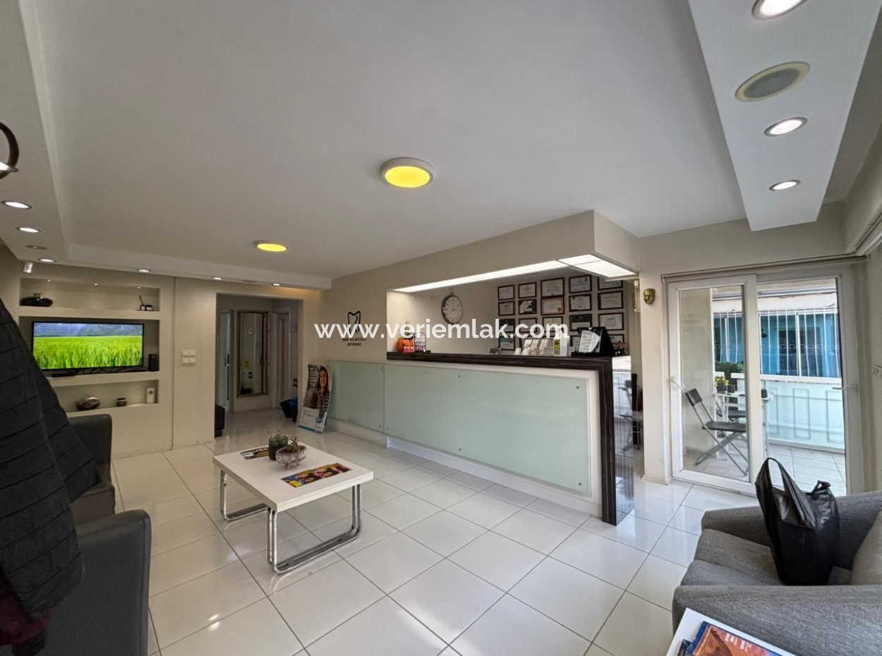 Alsancak Plevne Bul. 1.Kat 3+1 Diş Doktoruna Kiralık Eşyalı Muayene!