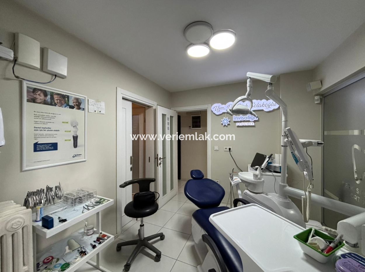 Alsancak Plevne Bul. 1.Kat 3+1 Diş Doktoruna Kiralık Eşyalı Muayene!