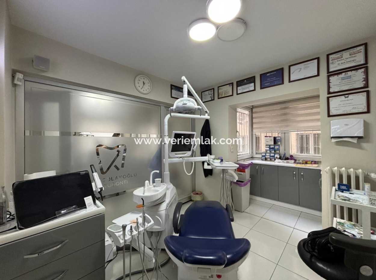 Alsancak Plevne Bul. 1.Kat 3+1 Diş Doktoruna Kiralık Eşyalı Muayene!