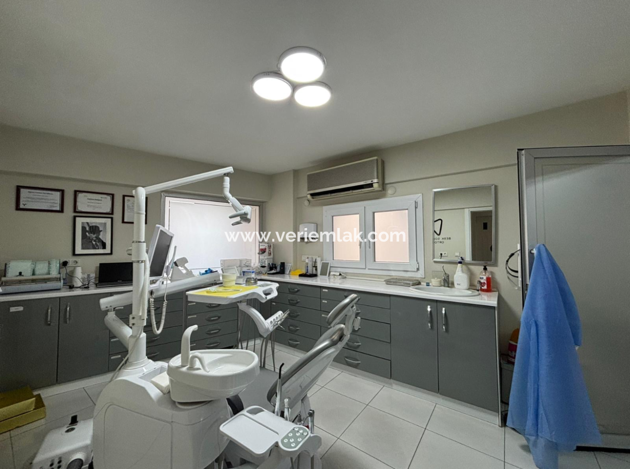 Alsancak Plevne Bul. 1.Kat 3+1 Diş Doktoruna Kiralık Eşyalı Muayene!