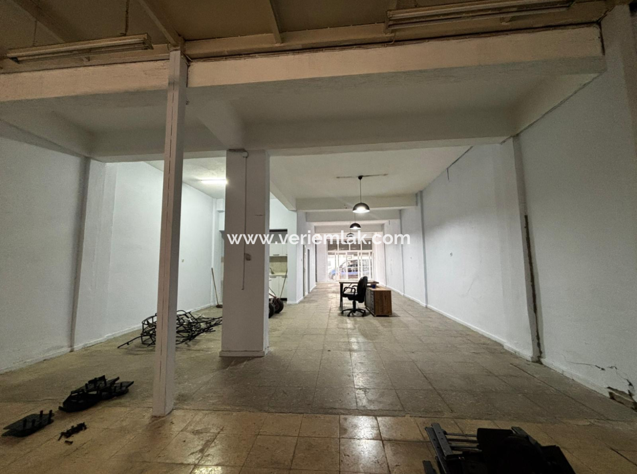 Alsancak Kahramanlarda 150M2 Panjurlu Wc Lı Kiralık Dükkan!