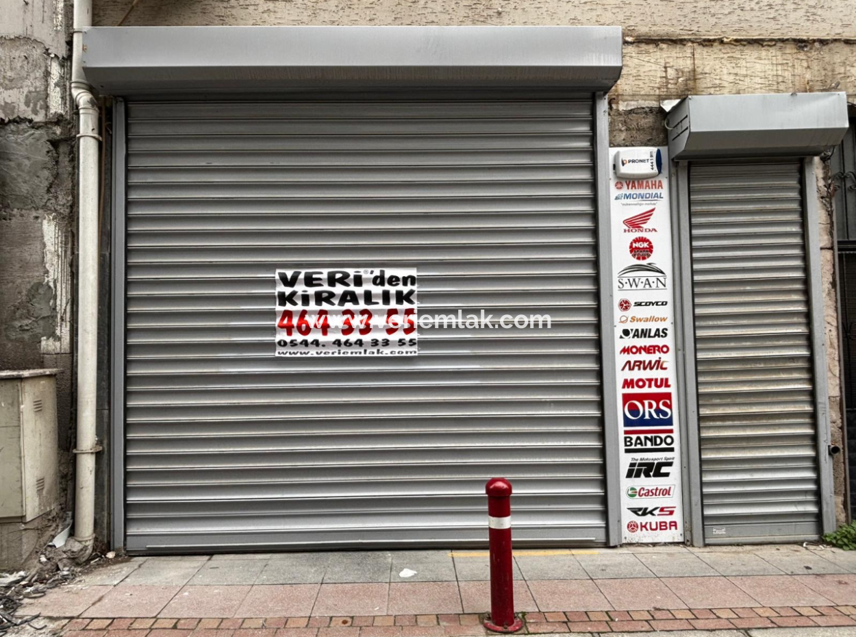 Alsancak Kahramanlarda 150M2 Panjurlu Wc Lı Kiralık Dükkan!