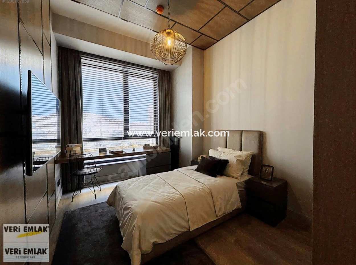 Alsancak Evora Projesinde 3+1 19. Kat Deniz Manzaralı Kiralık Daire!