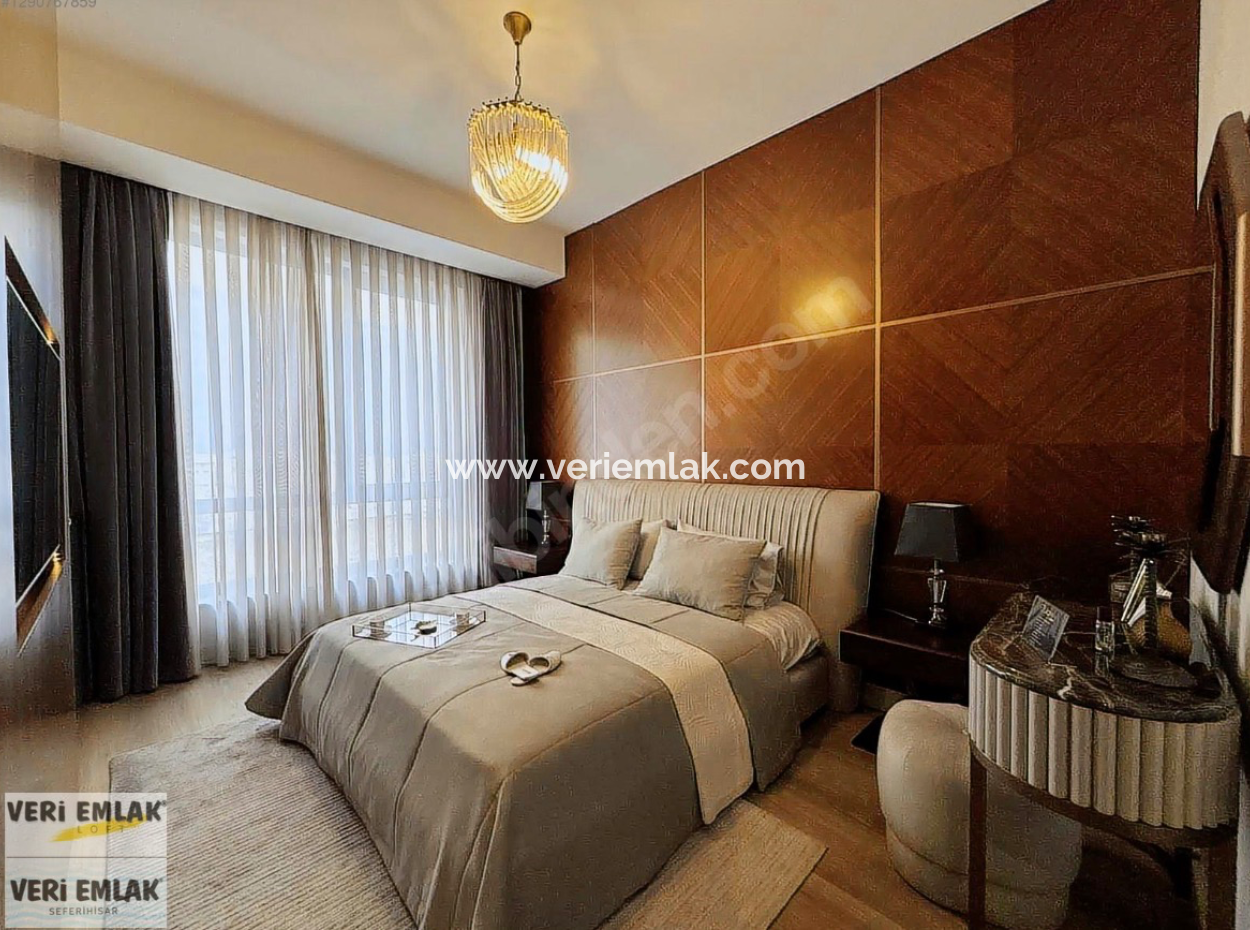 Alsancak Evora Projesinde 3+1 19. Kat Deniz Manzaralı Kiralık Daire!