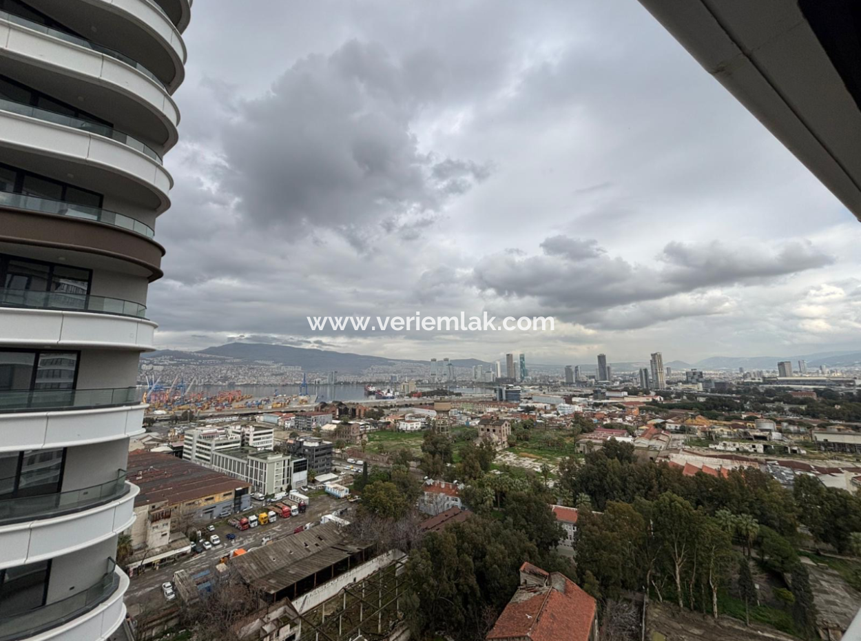 Alsancak Evora Projesi 2+1 15.Kat Deniz Manzaralı Kiralık Daire!