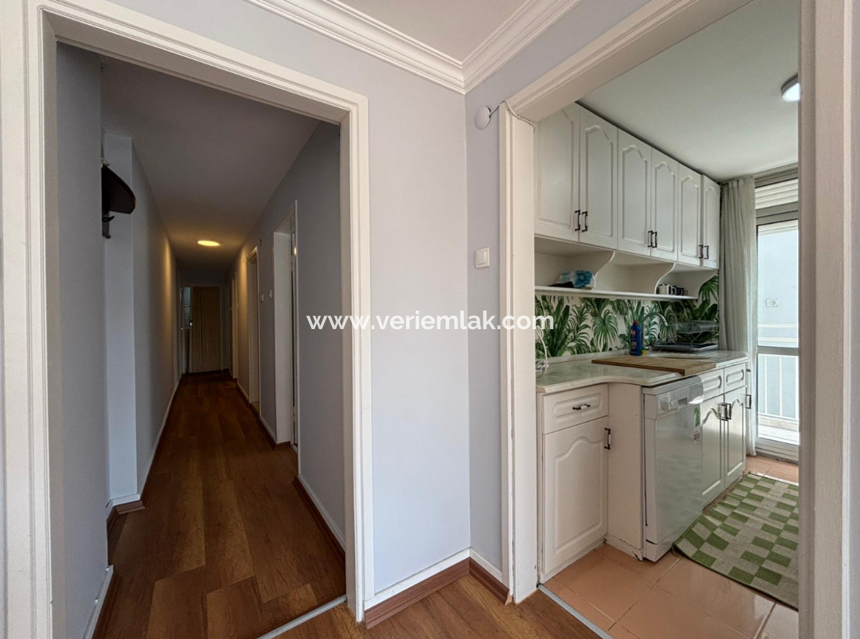 Alsancak Fuar Manzaralı Kilerli 3+1 Eşyalı 5.Kat Ferah Kiralık Daire!