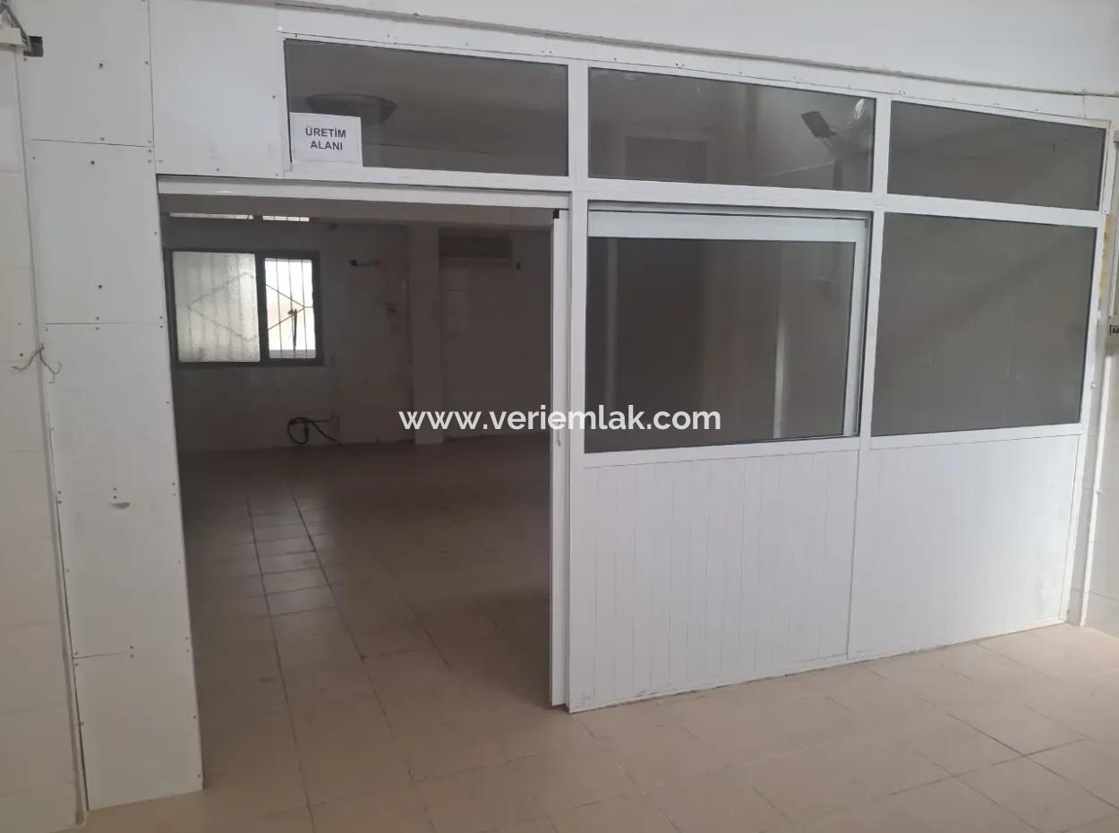 Medical Park Hastanesi Yakını Kahramanlar’da Gıda Üretimine Uygun, Tam Donanımlı, Hijyenik 150 M² Kiralık İş Yeri