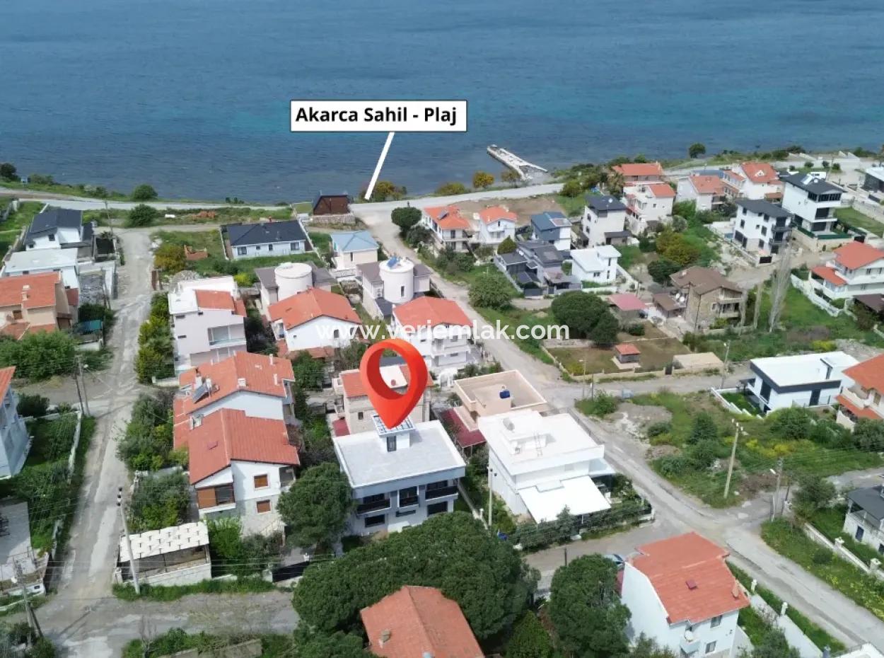 Akarca’da Denize 100 Metre Mesafede Sıfır Villa