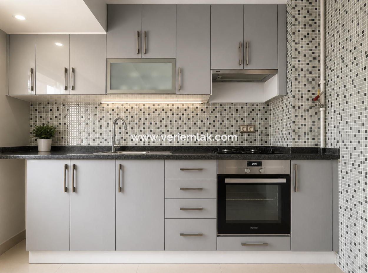 Alsancak Fuar Yakını 3+1 3.Kat Doğalgazlı Bakımlı Kiralık Daire!