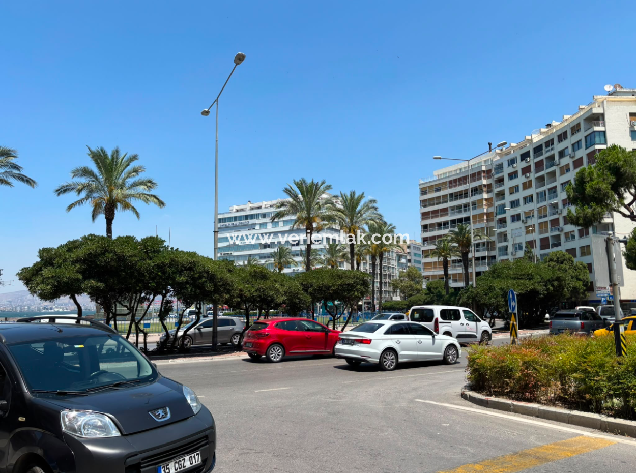 Alsancakswiss Otel Karşısında70M2 Net Wc’li Kiralık Masrafsız Dükkan