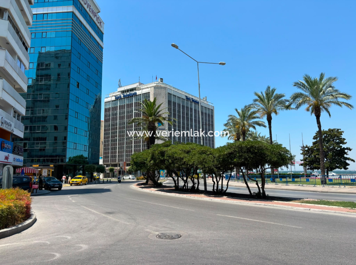 Alsancakswiss Otel Karşısında70M2 Net Wc’li Kiralık Masrafsız Dükkan