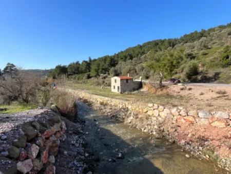 Seferihisar Kavakdere’de 1800 M² Arsa İçinde Taş Ev Ve Zeytinlik