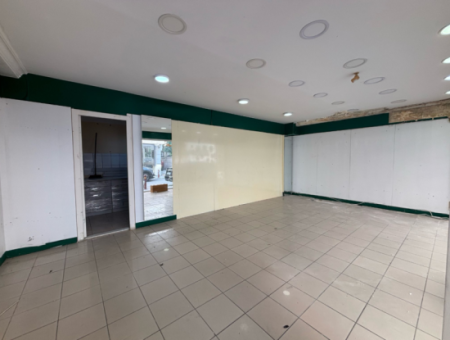 Alsancak’ta 40M2  7M Cepheli Otomatik Panjurlu Kiralık Depo/Dükkan!