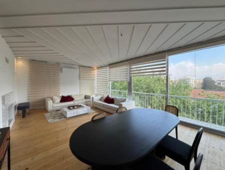 Alsancak Libasın Sokağında 2.5+1 95M2 Şömineli Eşyalı Kiralık Daire!