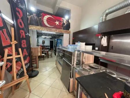Devren Kiralık – Full Eşyalı, Hazır Durumda Dükkân – Alsancak Fuar Cumhuriyet Kapısı Yakını