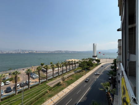 Karşıyakada 2+1 Kombili 6. Kat Deniz Manzaralı Kiralık Yalı Dairesi!