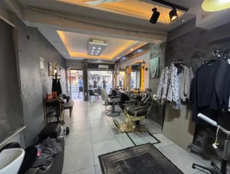Alsancak Kahramanlar Akıncılar Caddesi Üzerinde 35M2 Wc Li Otomatik Kepenkli Kiralık Dükkan