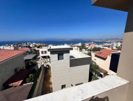 Seferihisar Akarca – Elmastaş Mevkiinde Tam Müstakil 4+1 Deniz Manzaralı Villa
