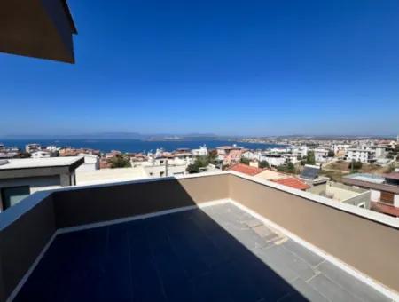Seferihisar Akarca – Elmastaş Mevkiinde Tam Müstakil 4+1 Deniz Manzaralı Villa